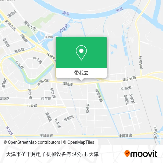 天津市圣丰月电子机械设备有限公司地图