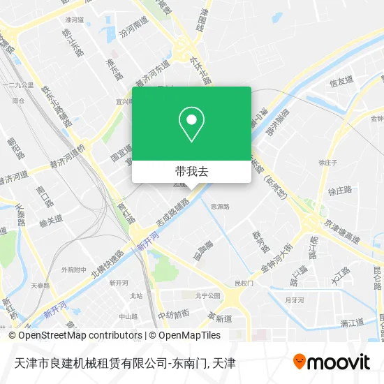 天津市良建机械租赁有限公司-东南门地图