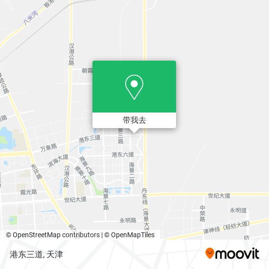 港东三道地图