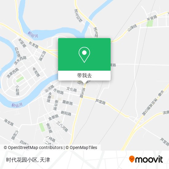 时代花园小区地图