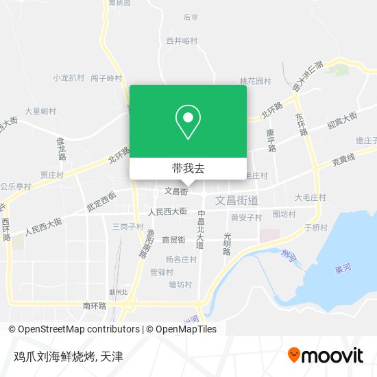 鸡爪刘海鲜烧烤地图