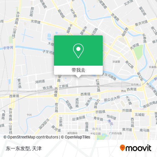 东一东发型地图