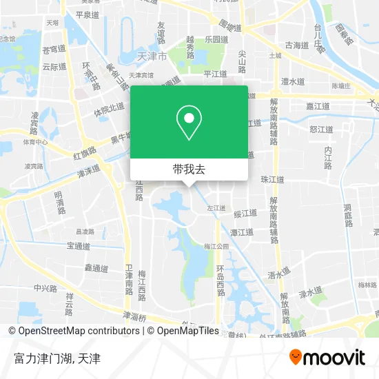 富力津门湖地图