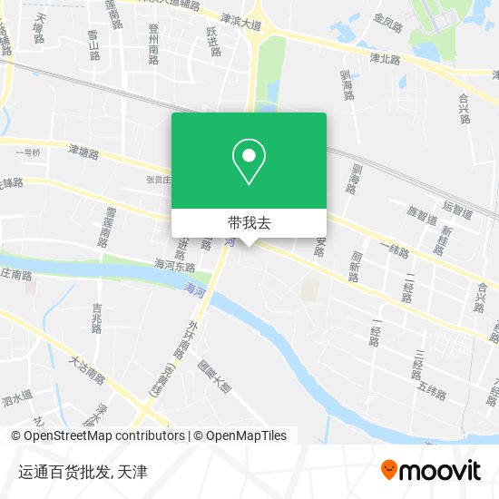 运通百货批发地图