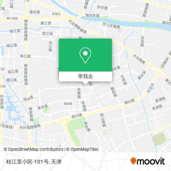桂江里小区-101号地图
