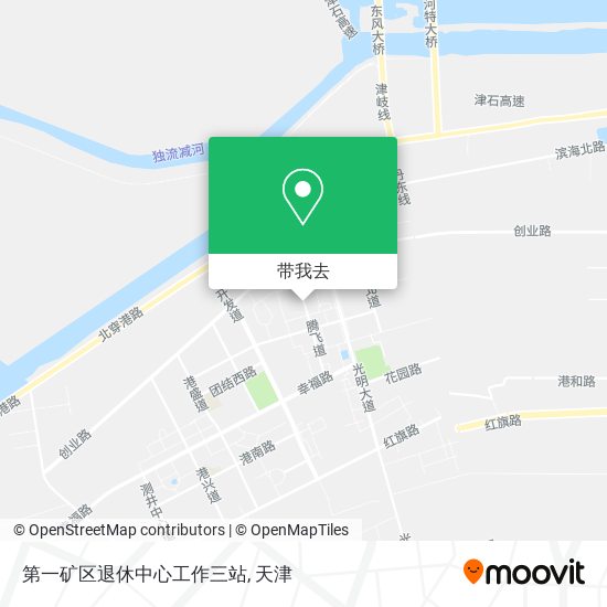 第一矿区退休中心工作三站地图