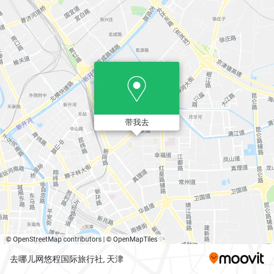 去哪儿网悠程国际旅行社地图