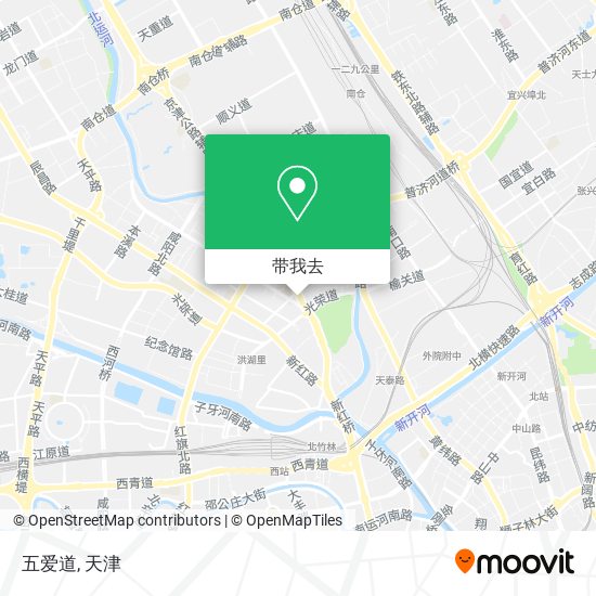 五爱道地图