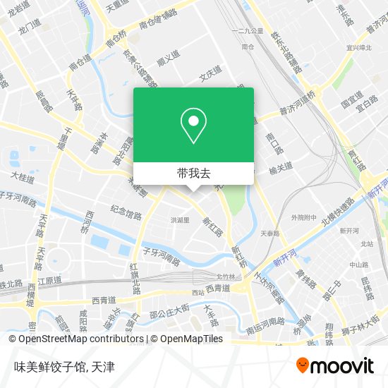 味美鲜饺子馆地图