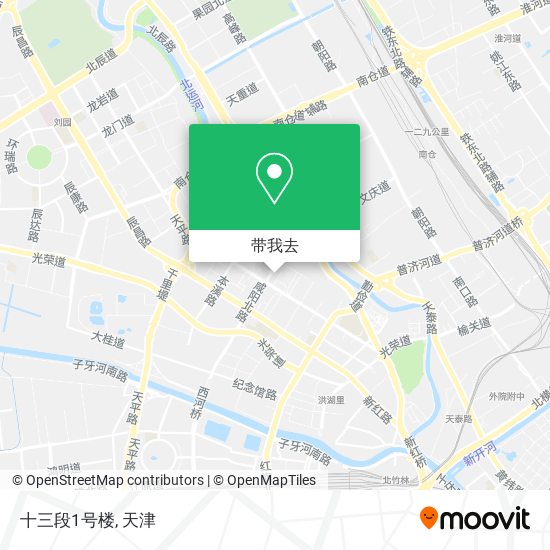 十三段1号楼地图