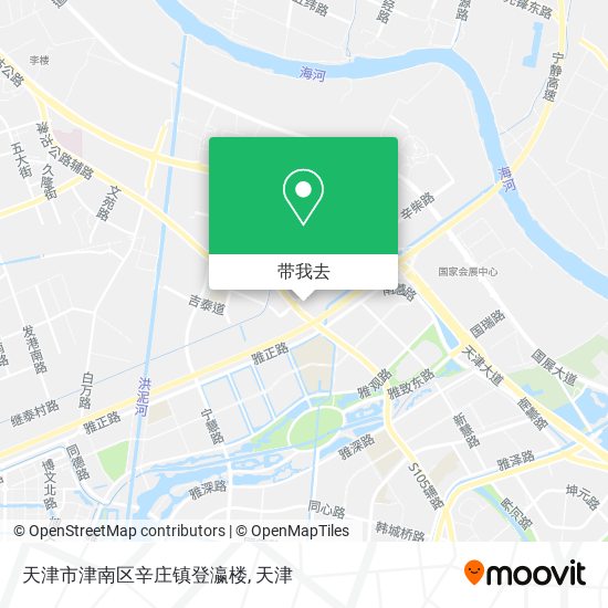 天津市津南区辛庄镇登瀛楼地图