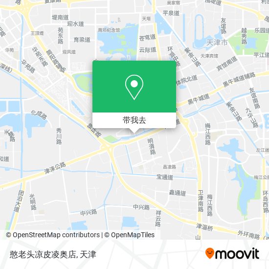 憨老头凉皮凌奥店地图