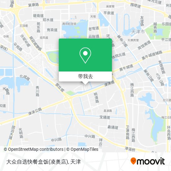 大众自选快餐盒饭(凌奥店)地图