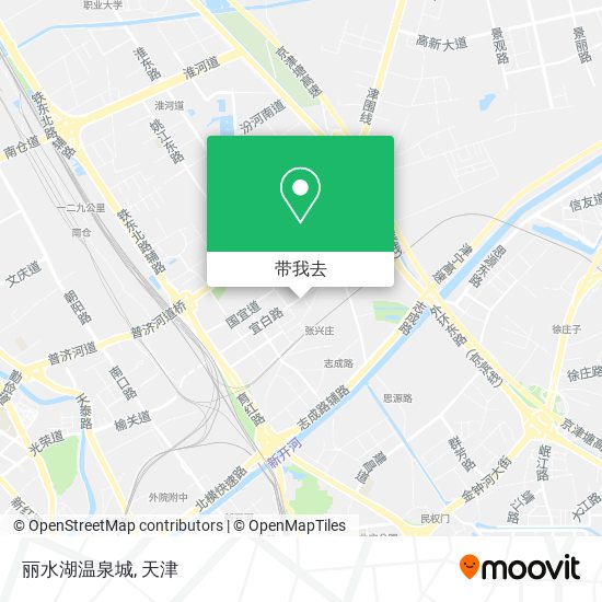 丽水湖温泉城地图