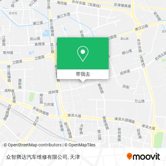 众智腾达汽车维修有限公司地图
