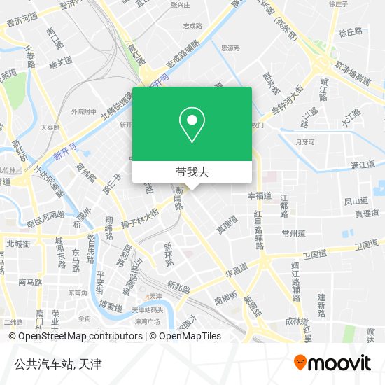 公共汽车站地图