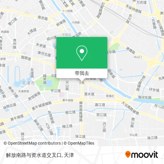 解放南路与资水道交叉口地图