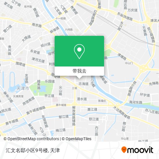 汇文名邸小区9号楼地图