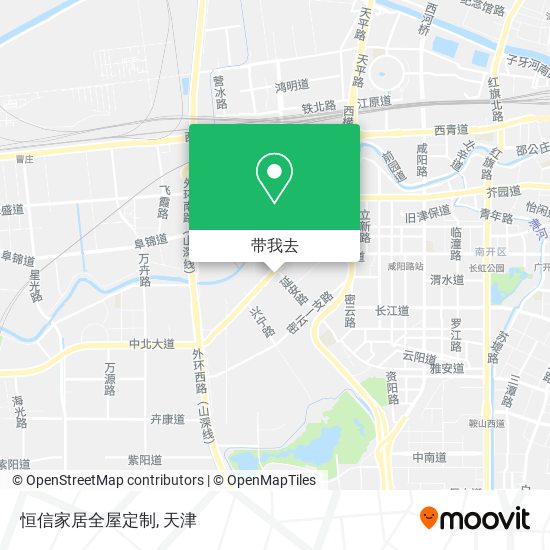 恒信家居全屋定制地图