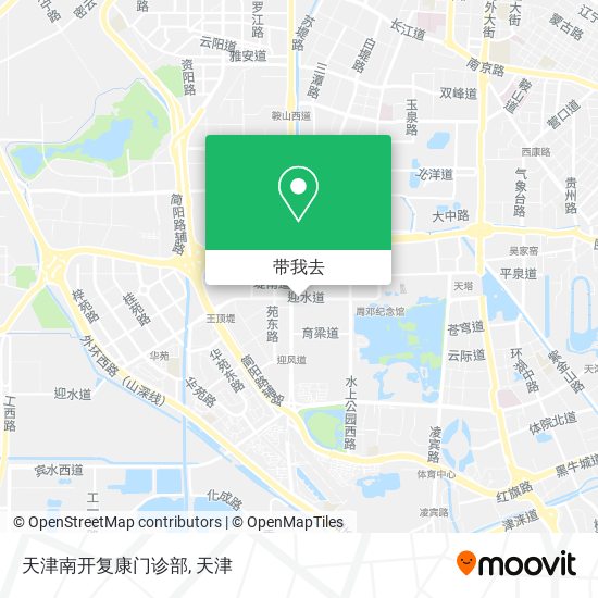 天津南开复康门诊部地图
