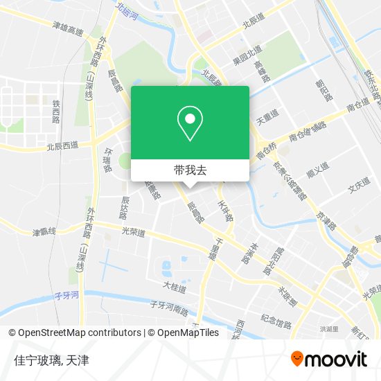 佳宁玻璃地图