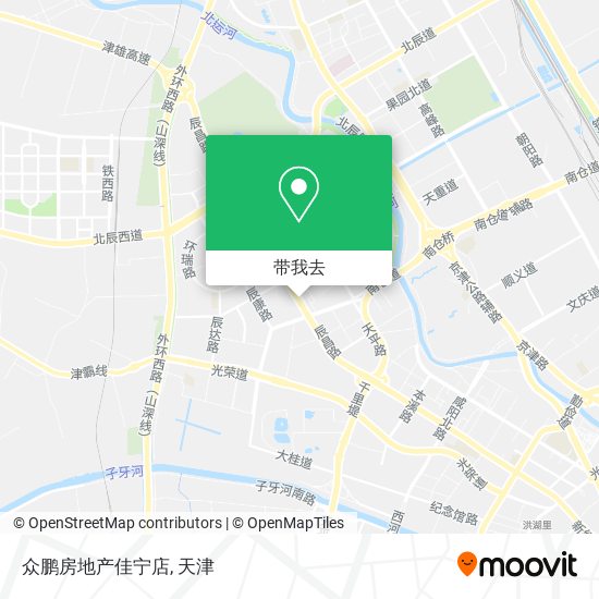 众鹏房地产佳宁店地图