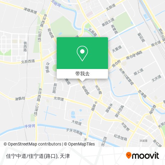 佳宁中道/佳宁道(路口)地图