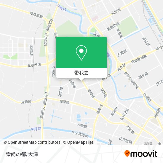 崇尚の都地图
