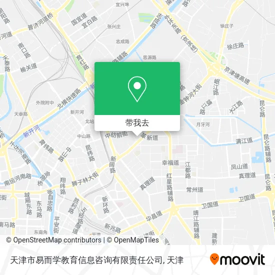 天津市易而学教育信息咨询有限责任公司地图