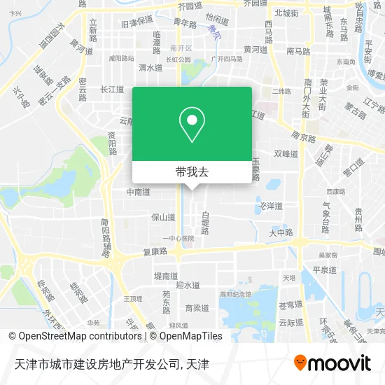 天津市城市建设房地产开发公司地图