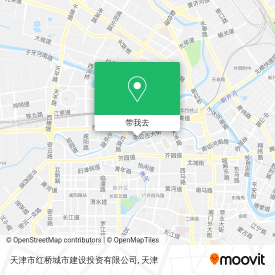 天津市红桥城市建设投资有限公司地图