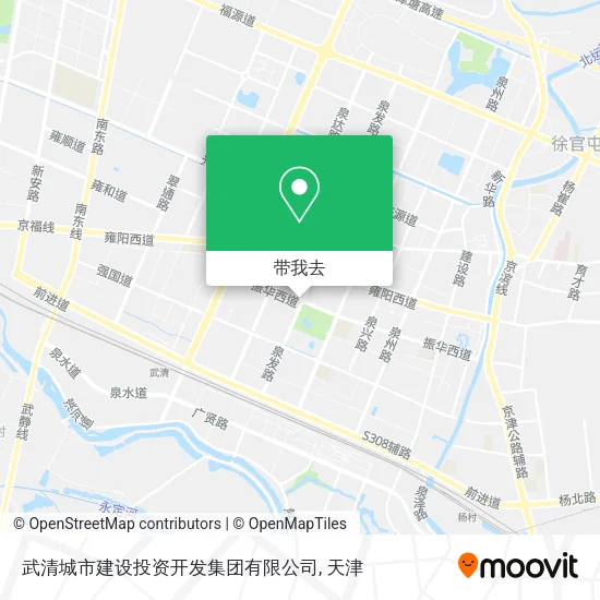 武清城市建设投资开发集团有限公司地图