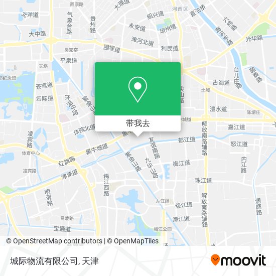 城际物流有限公司地图