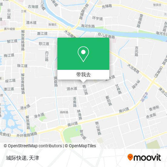 城际快递地图