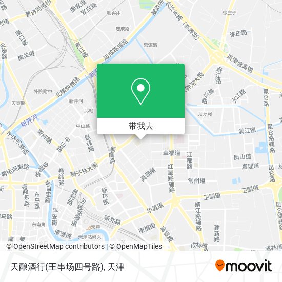 天酿酒行(王串场四号路)地图