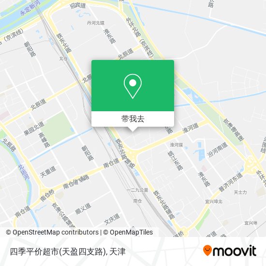 四季平价超市(天盈四支路)地图