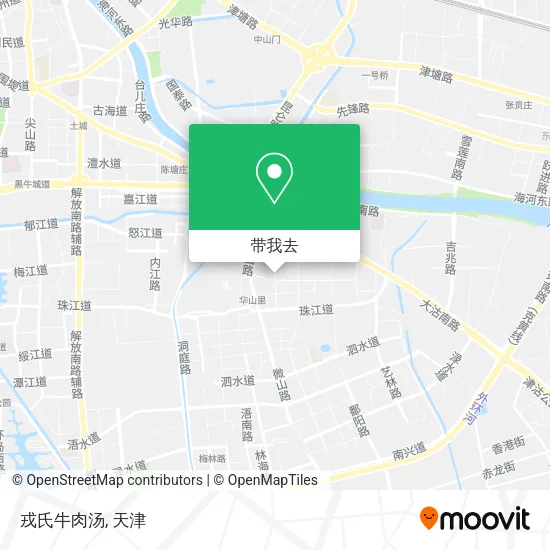 戎氏牛肉汤地图