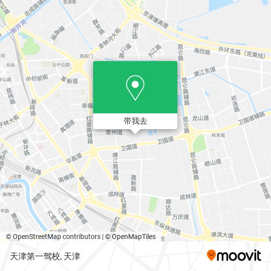 天津第一驾校地图