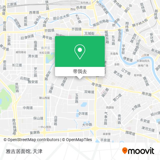 雅吉居面馆地图