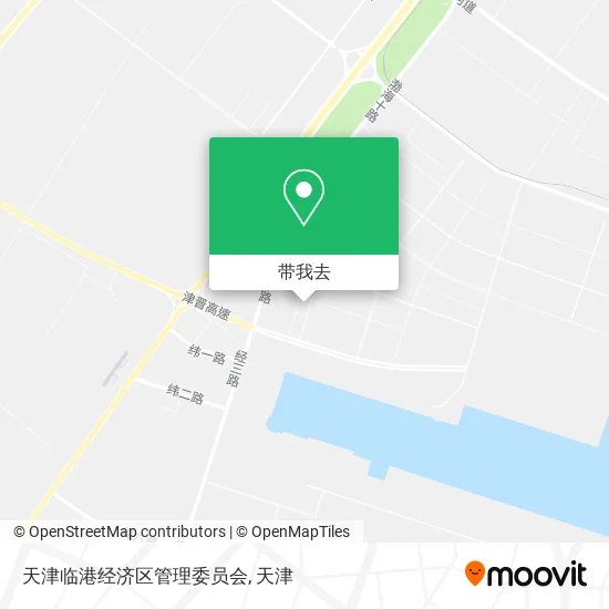 天津临港经济区管理委员会地图