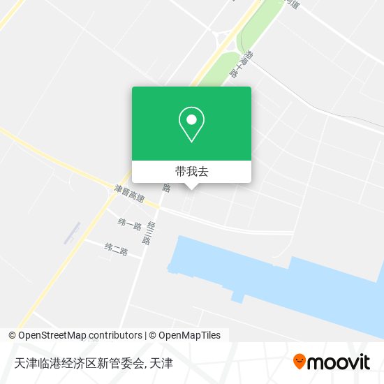 天津临港经济区新管委会地图