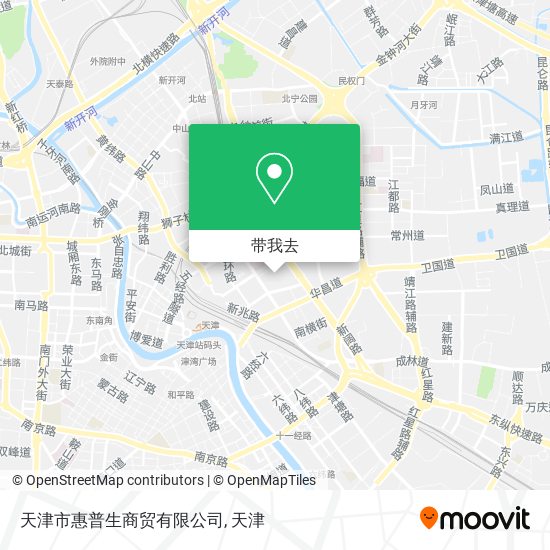 天津市惠普生商贸有限公司地图