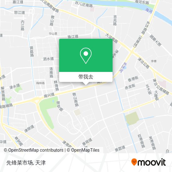 先锋菜市场地图