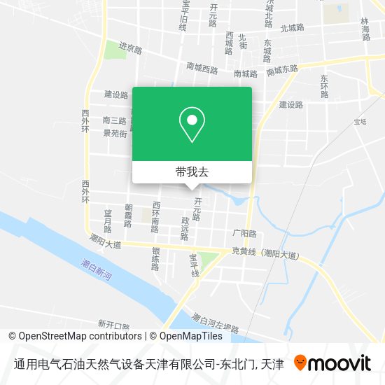 通用电气石油天然气设备天津有限公司-东北门地图