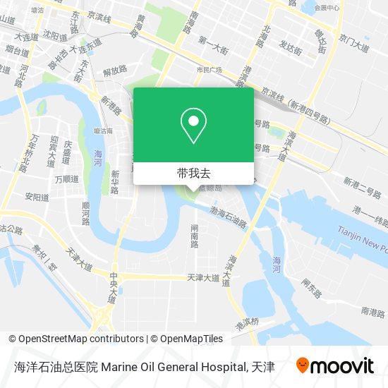 海洋石油总医院 Marine Oil General Hospital地图