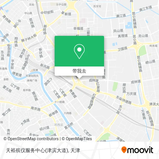 天裕殡仪服务中心(津滨大道)地图