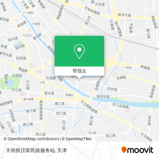 天裕殡仪富民路服务站地图