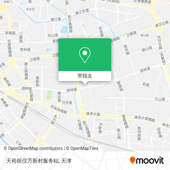 天裕殡仪万新村服务站地图