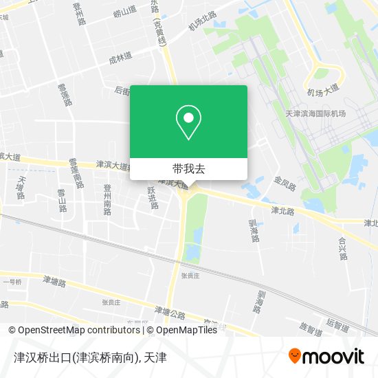 津汉桥出口(津滨桥南向)地图