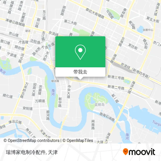 瑞博家电制冷配件地图